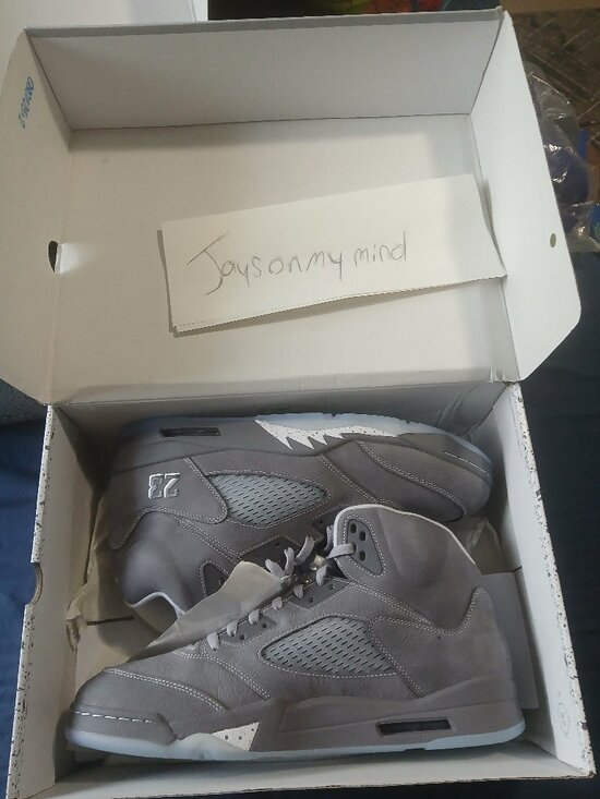 AIR JORDAN 5 WOLF GREY main image 5